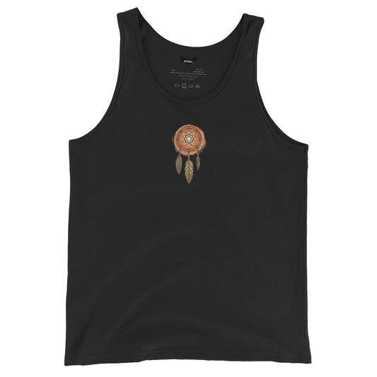 Dreamcatcher Men’s Tank Top – Symbol of Spiritual Protection and Vision by Mernog