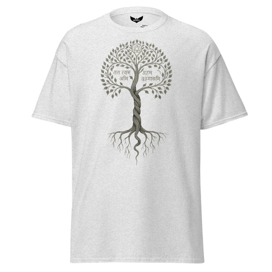 Tat Tvam Asi Classic Tee – Sanskrit Non-Dualism “Thou Art That” Shirt by Mernog