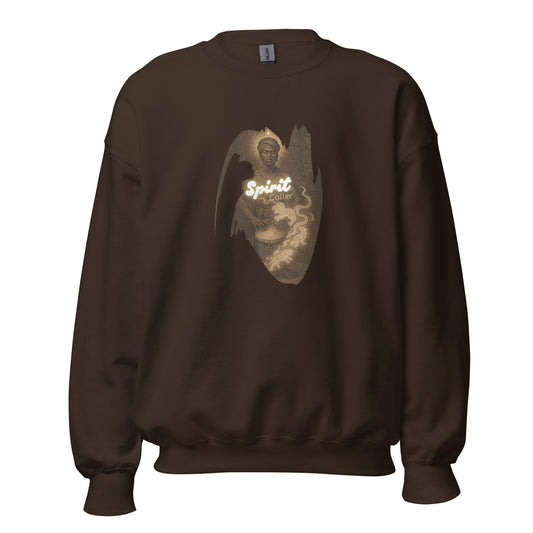 Spirit Caller Sweatshirt – Shamanic Totem Symbol Pullover by Mernog