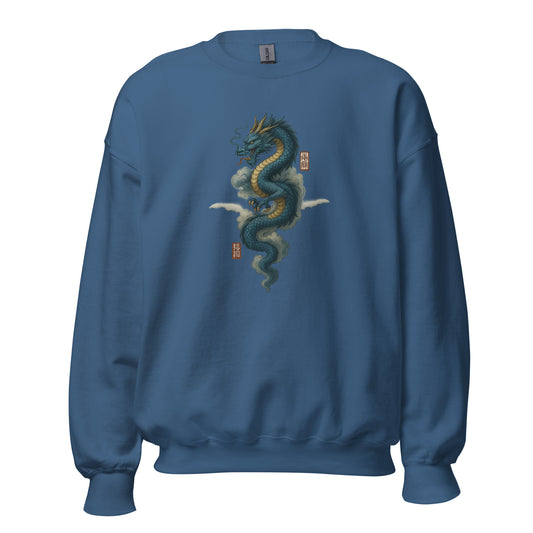 Dragon Spirit Sweatshirt – Mythic Power Sigil Pullover by Mernog