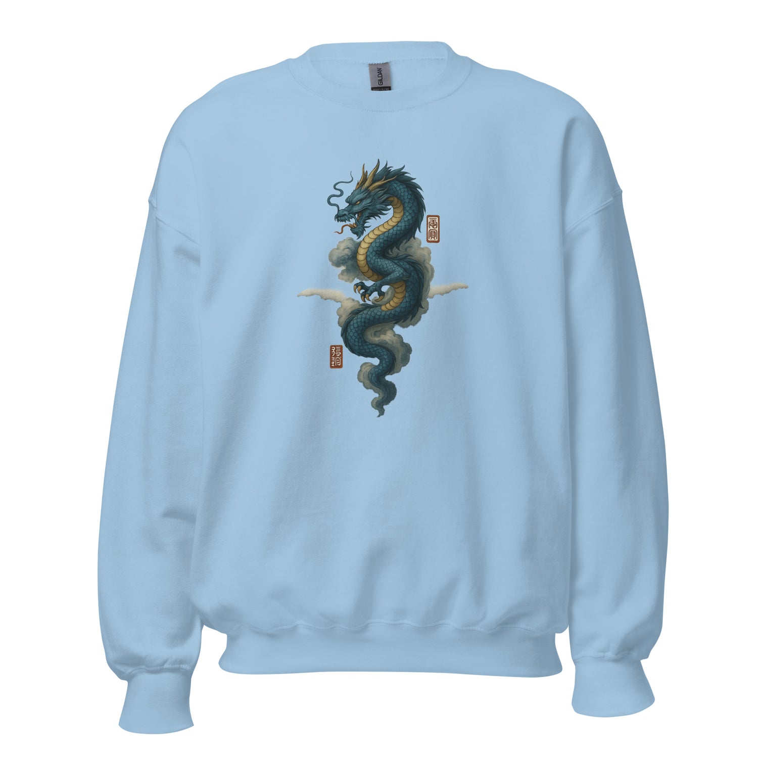 Dragon Spirit Sweatshirt – Mythic Power Sigil Pullover by Mernog