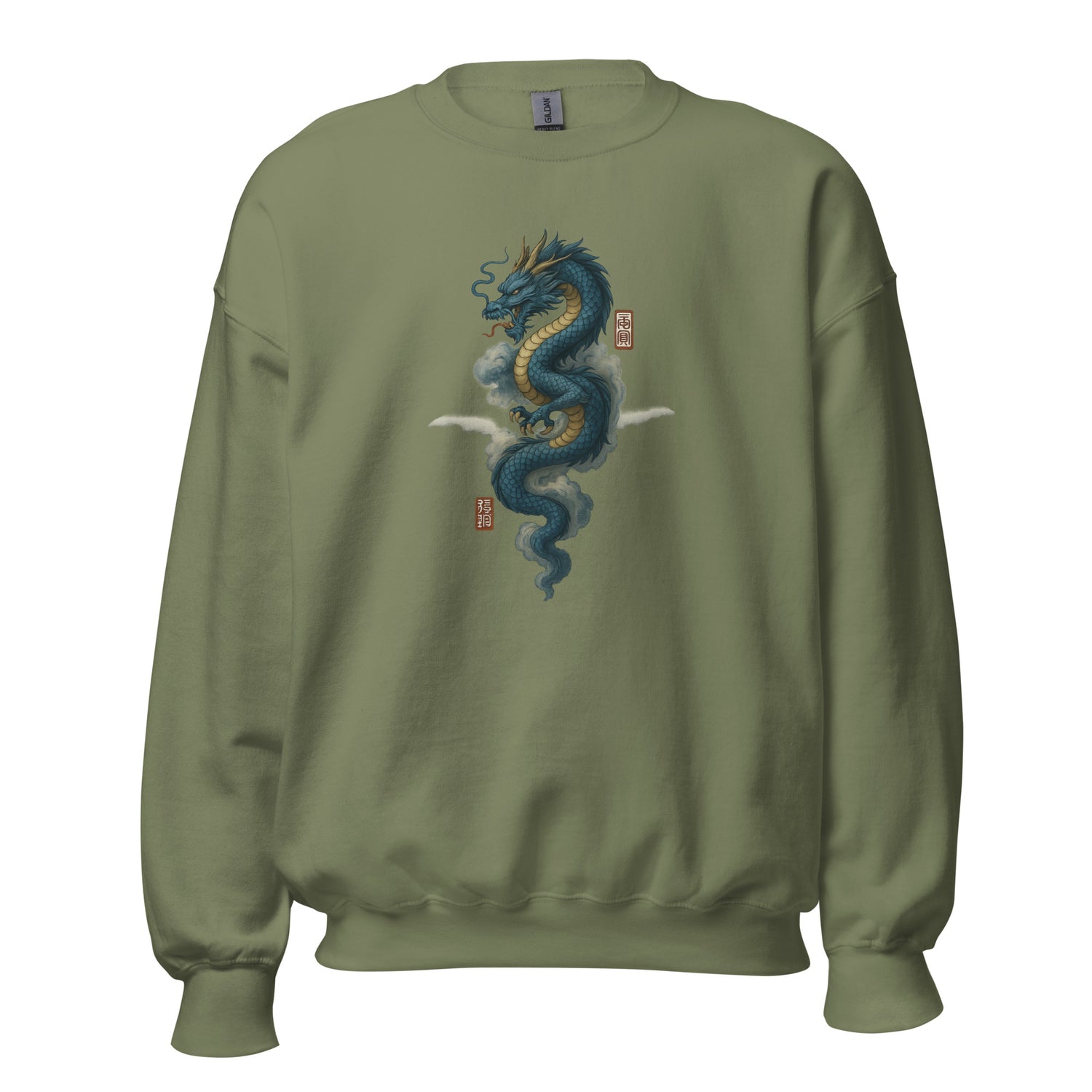 Dragon Spirit Sweatshirt – Mythic Power Sigil Pullover by Mernog