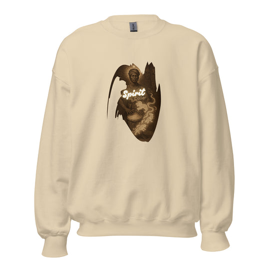 Spirit Caller Sweatshirt – Shamanic Totem Symbol Pullover by Mernog