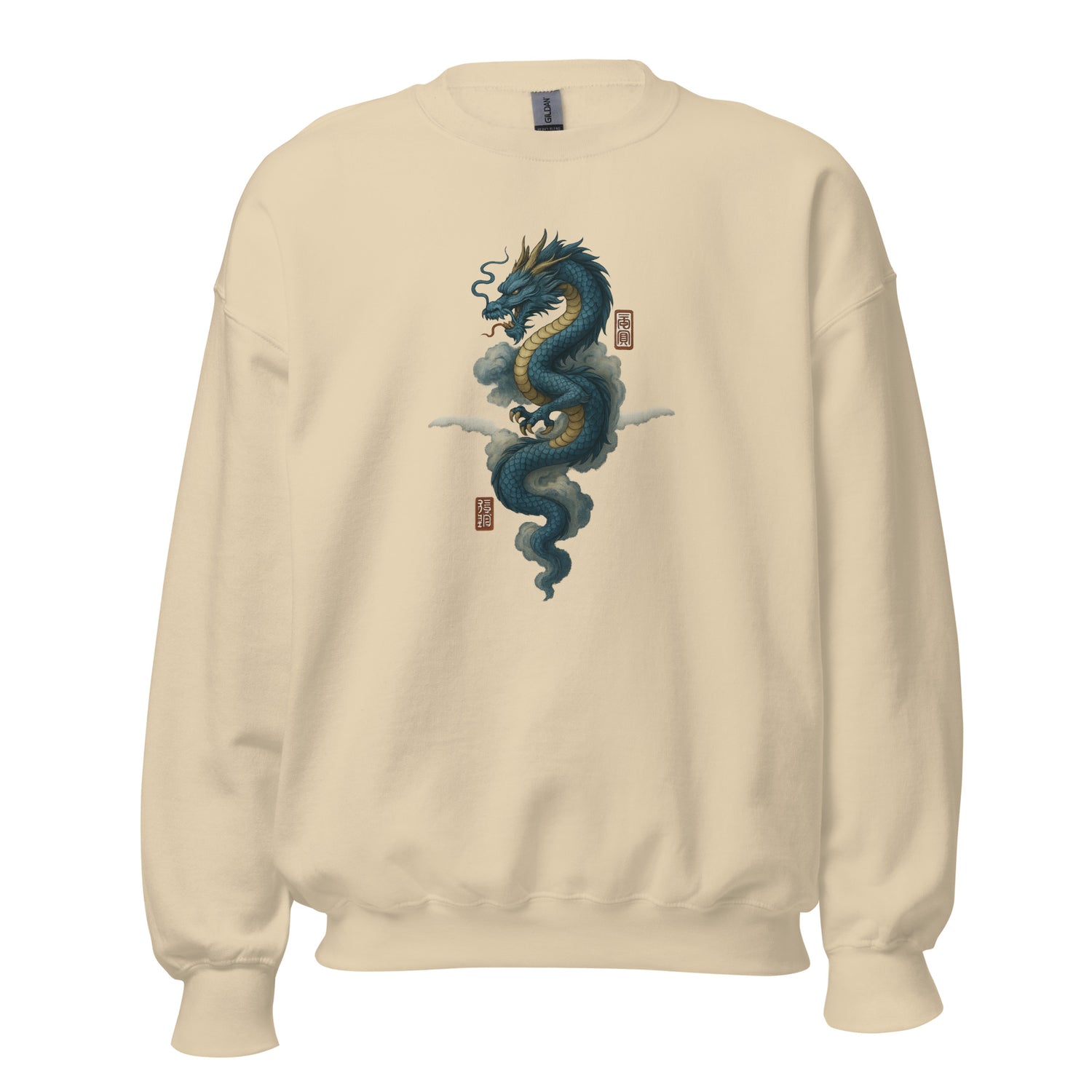 Dragon Spirit Sweatshirt – Mythic Power Sigil Pullover by Mernog