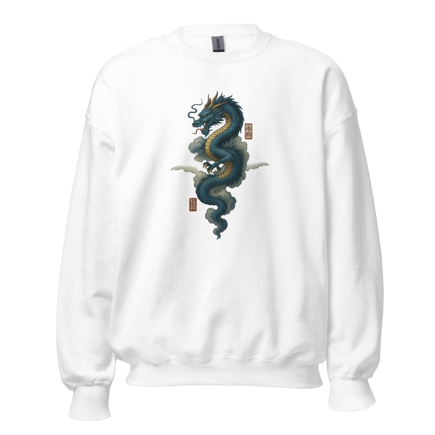 Dragon Spirit Sweatshirt – Mythic Power Sigil Pullover by Mernog