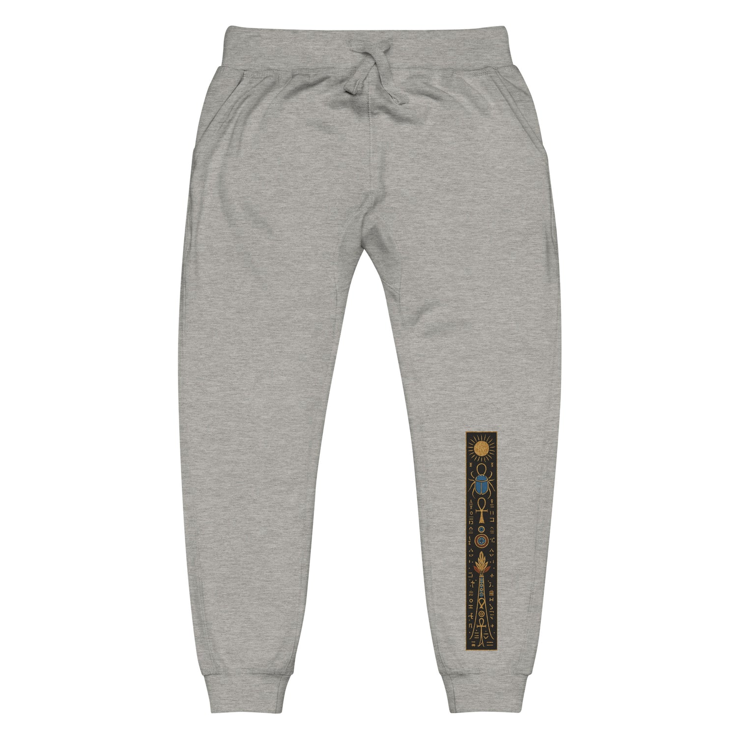 Pillar of Eternal Renewal Fleece Sweatpants – Alchemical Symbol by Mernog
