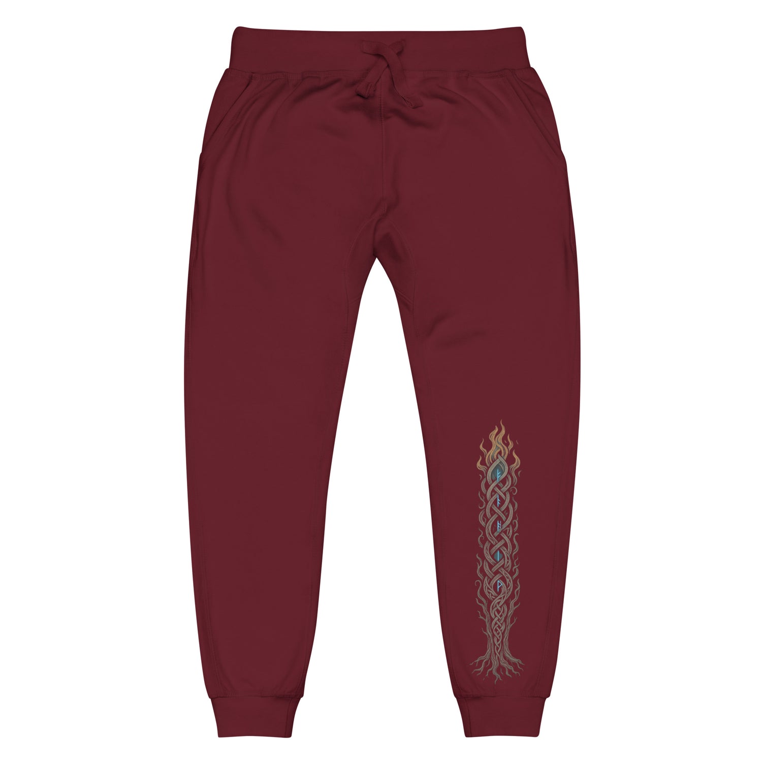 Celtic Roots Sweatpants – Sacred Ancestral Knot Symbol by Mernog