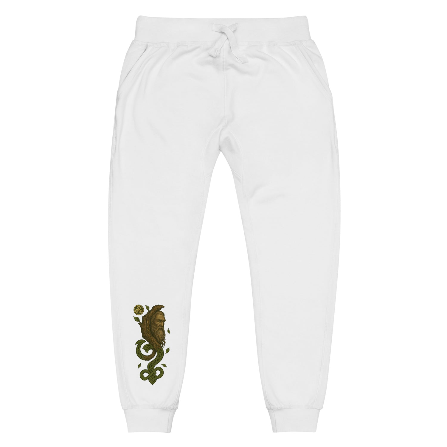 “Celtic Roots Sweatpants – Tree of Life Knot Symbol Spiritual Joggers by Mernog”