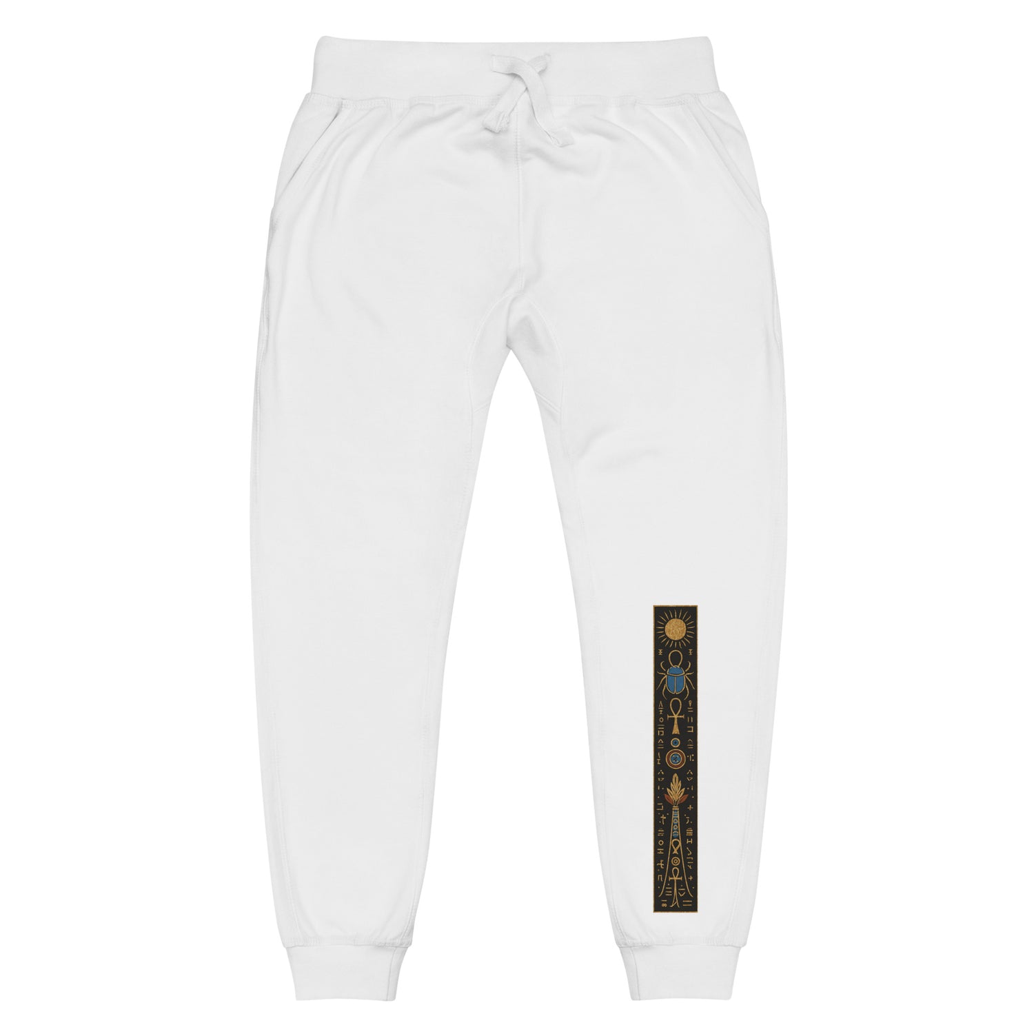 Pillar of Eternal Renewal Fleece Sweatpants – Alchemical Symbol by Mernog