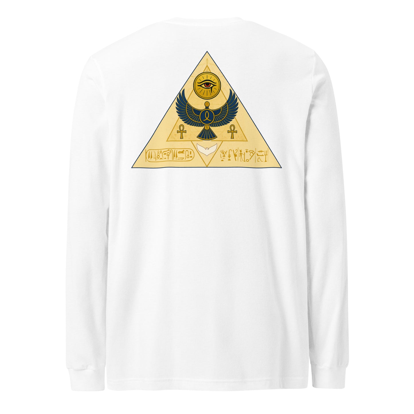 Seal of the Solar Covenant Long Sleeve Tee – Sacred Sun Sigil Shirt by Mernog