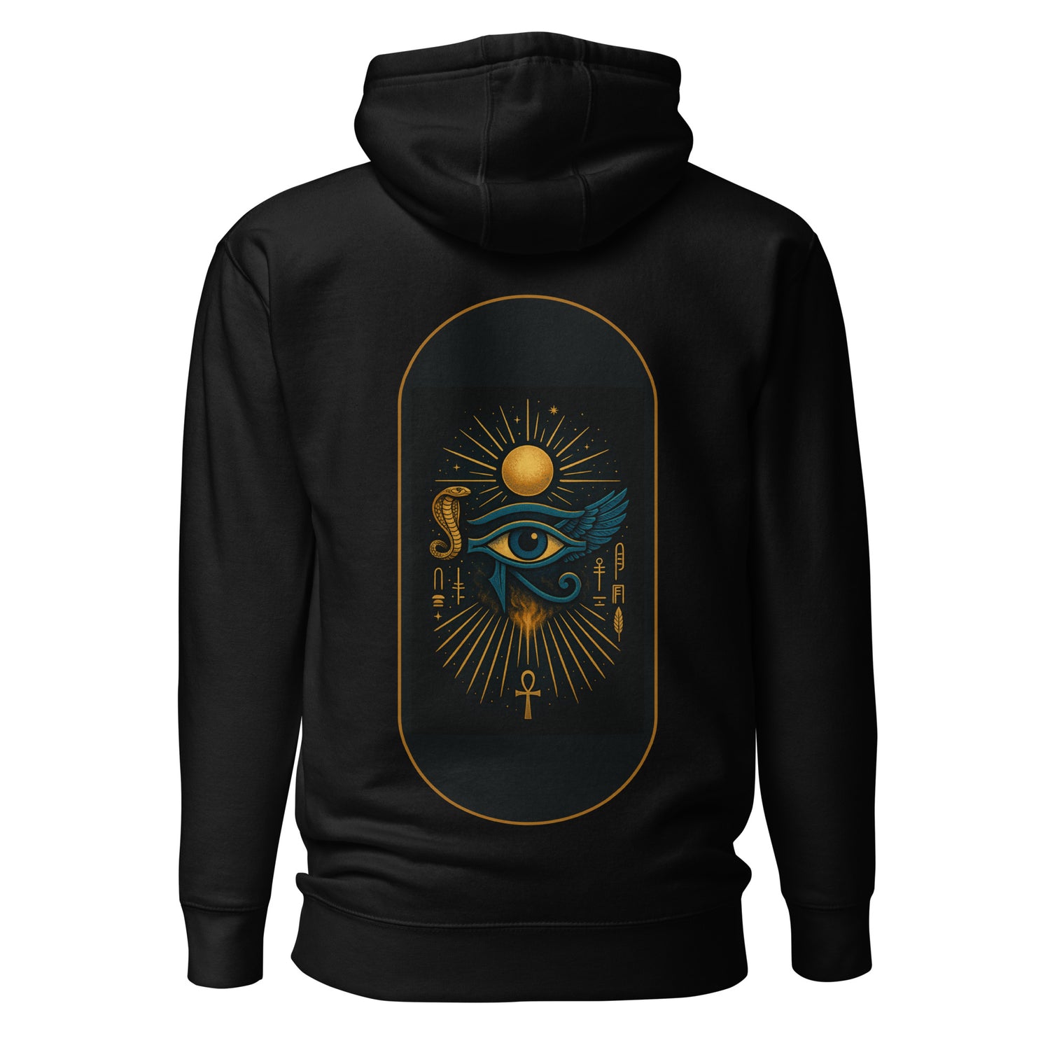 Eye of Becoming Hoodie – Visionary Esoteric Symbol for Inner Awakening by Mernog