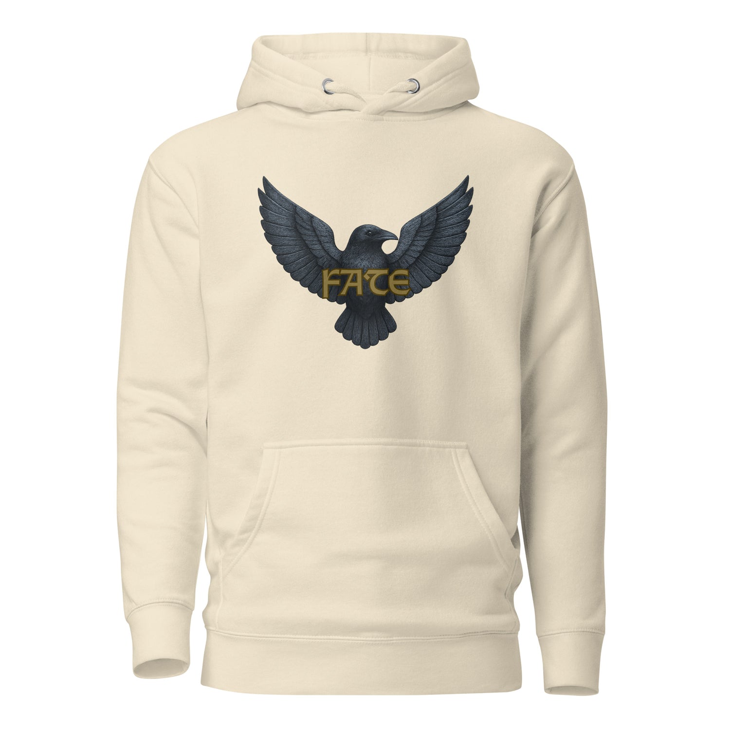 The Raven Queen Hoodie – Morrigan Dark Goddess of Prophecy & War by Mernog