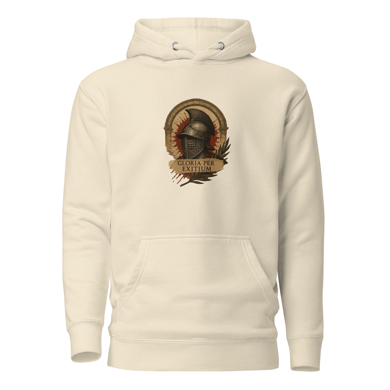 Gloria Per Exitium Hoodie – Glory Through Destruction Phoenix Rebirth Design by Mernog