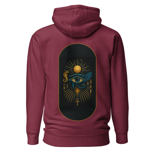 Eye of Becoming Hoodie – Visionary Esoteric Symbol for Inner Awakening by Mernog