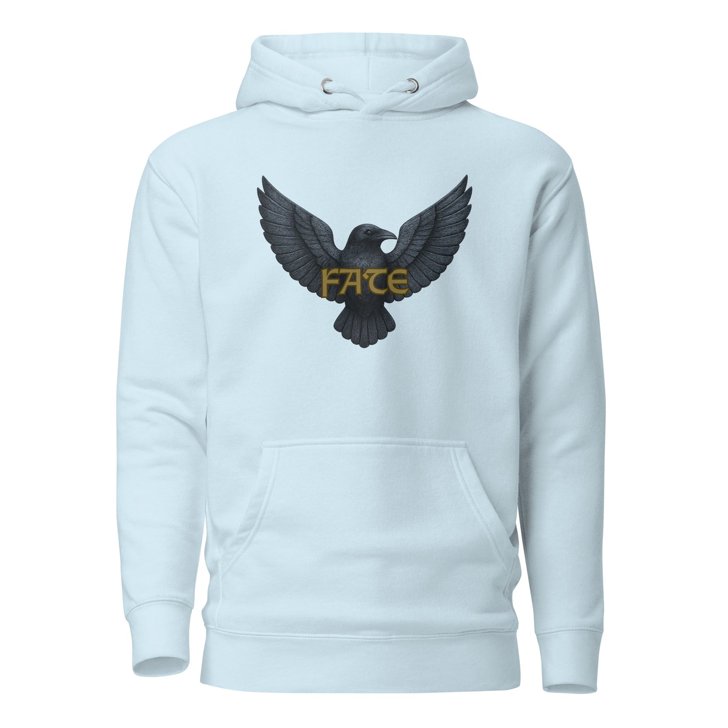 The Raven Queen Hoodie – Morrigan Dark Goddess of Prophecy & War by Mernog