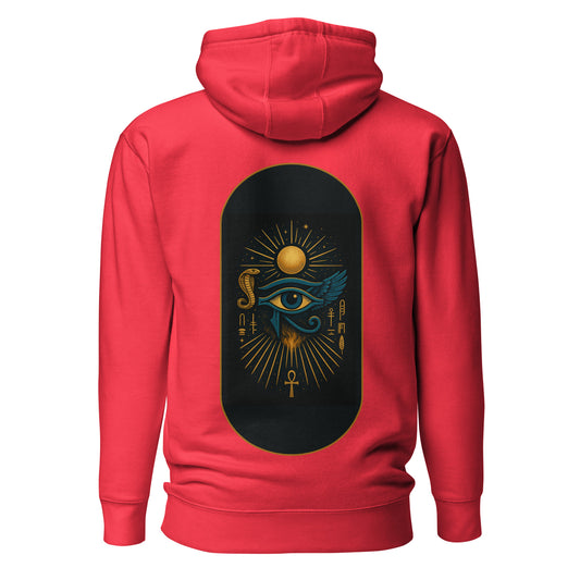Eye of Becoming Hoodie – Visionary Esoteric Symbol for Inner Awakening by Mernog