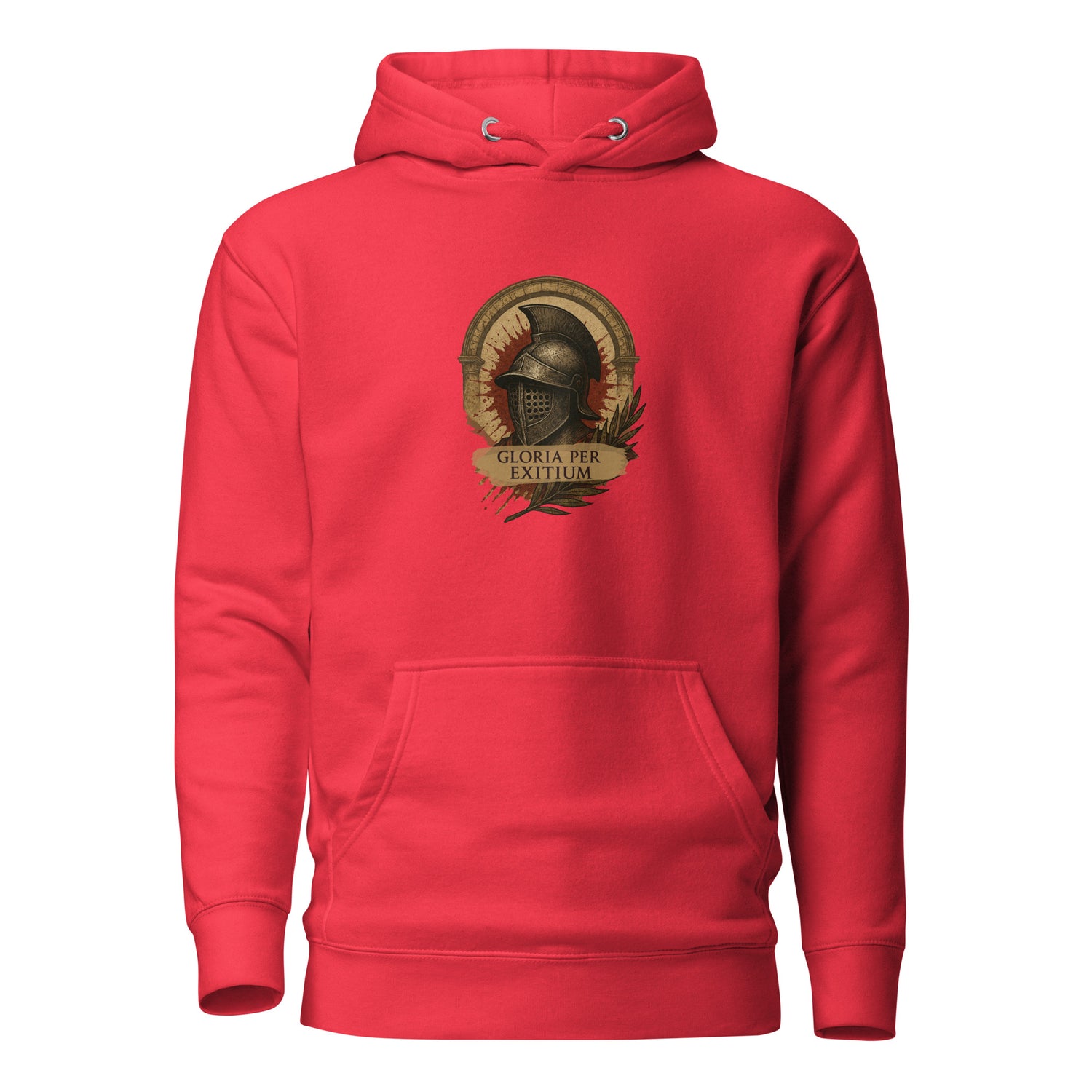Gloria Per Exitium Hoodie – Glory Through Destruction Phoenix Rebirth Design by Mernog