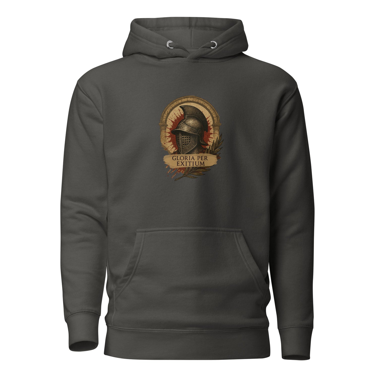 Gloria Per Exitium Hoodie – Glory Through Destruction Phoenix Rebirth Design by Mernog
