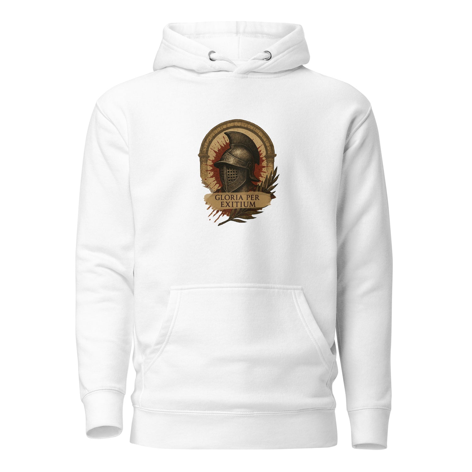 Gloria Per Exitium Hoodie – Glory Through Destruction Phoenix Rebirth Design by Mernog