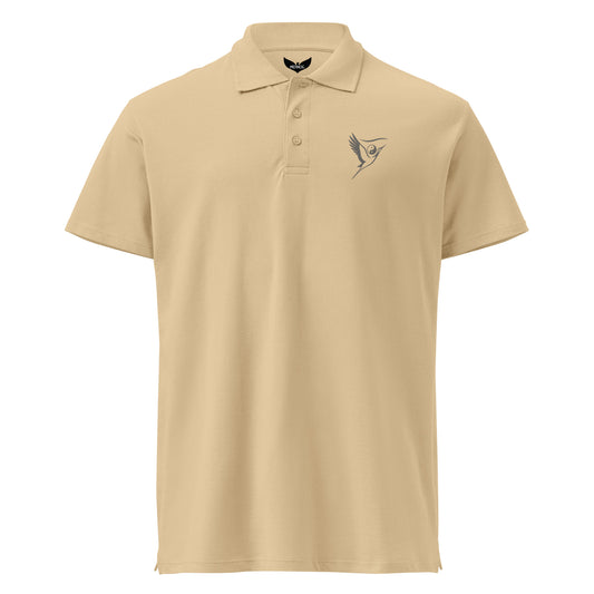 Flight of Balance Polo Shirt – Sacred Symmetry Symbol by Mernog