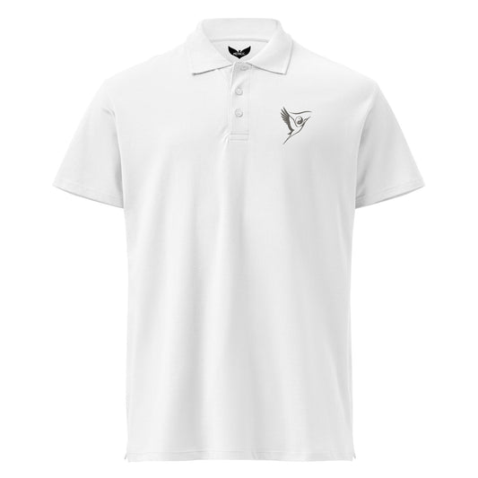 Flight of Balance Polo Shirt – Sacred Symmetry Symbol by Mernog